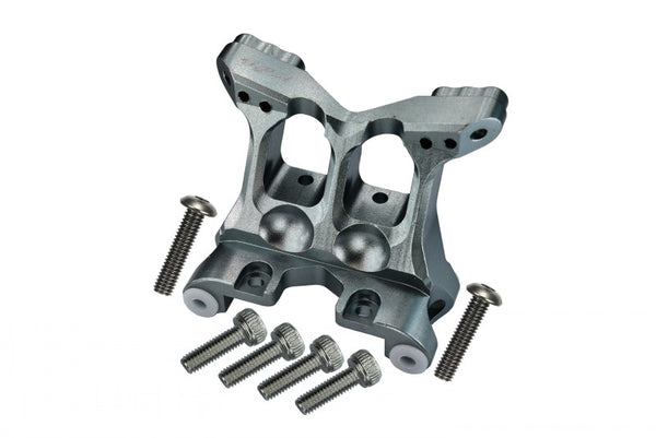 Losi 1/10 Baja Rey 4WD Desert Truck (LOS03008) Aluminum Front Shock Mount - 1Pc Set Gray Silver