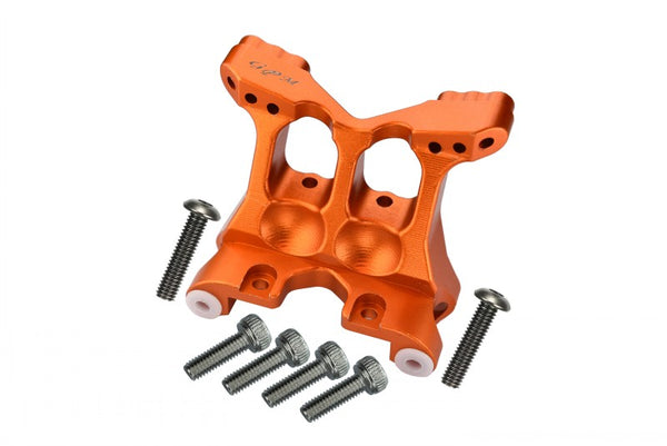 Losi 1/10 Baja Rey 4WD Desert Truck (LOS03008) Aluminum Front Shock Mount - 1Pc Set Orange