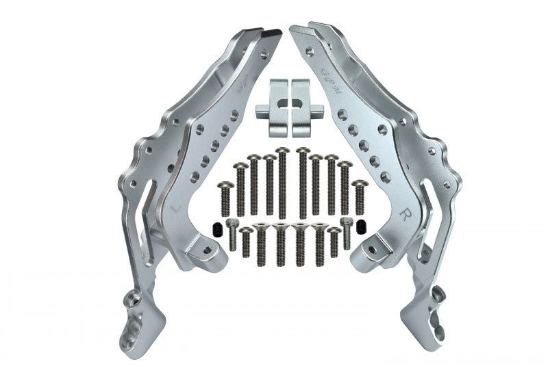 Kit Montage Axe Arrière Aluminium Pour Losi Baja Rey/Rock Rey - 1 Paire, Vert, Pièce Upgrade LOS234002