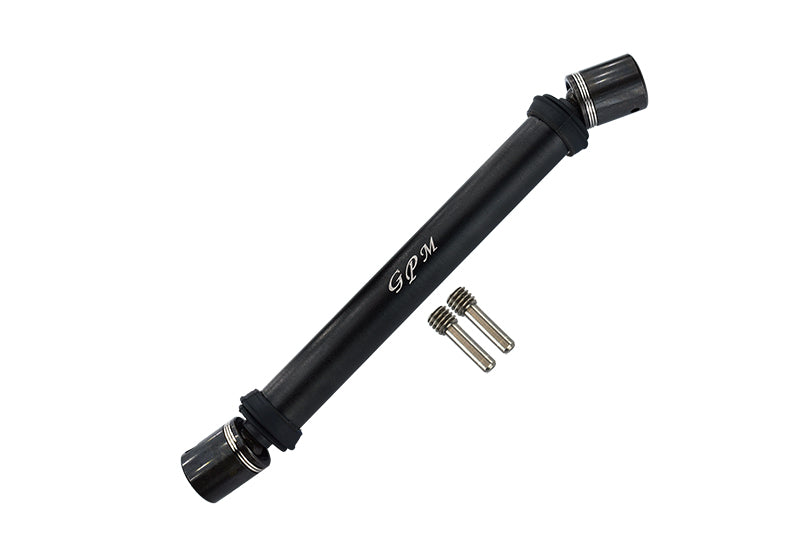 Losi 1:10 Baja Rey / Rock Rey / Hammer Rey U4 Aluminum & Steel Rear CVD Drive Shaft - 1Pc Set Black