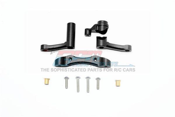 Losi 1:10 Baja Rey / Rock Rey Aluminum Steering Assembly - 1 Set Black