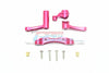 Losi 1:10 Baja Rey / Rock Rey Aluminum Steering Assembly - 1 Set Red