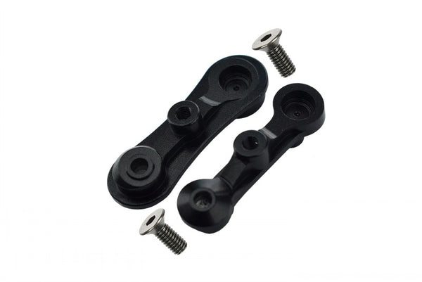 Losi 1:10 Baja Rey / Rock Rey / Hammer Rey U4 Aluminum Stabilizing Mount For Steering Assembly - 1Pr Set Black