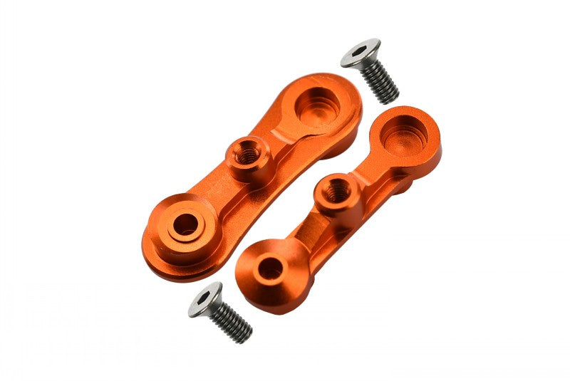 Losi 1:10 Baja Rey / Rock Rey / Hammer Rey U4 Aluminum Stabilizing Mount For Steering Assembly - 1Pr Set Orange