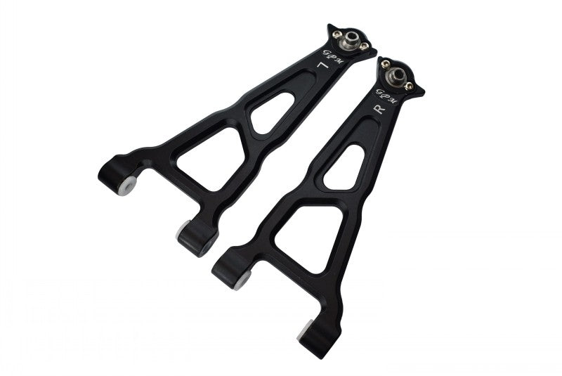 Losi 1/10 Baja Rey 4WD Desert Truck (LOS03008) Aluminum Front Upper Suspension Arm - 1 Pair Set Black