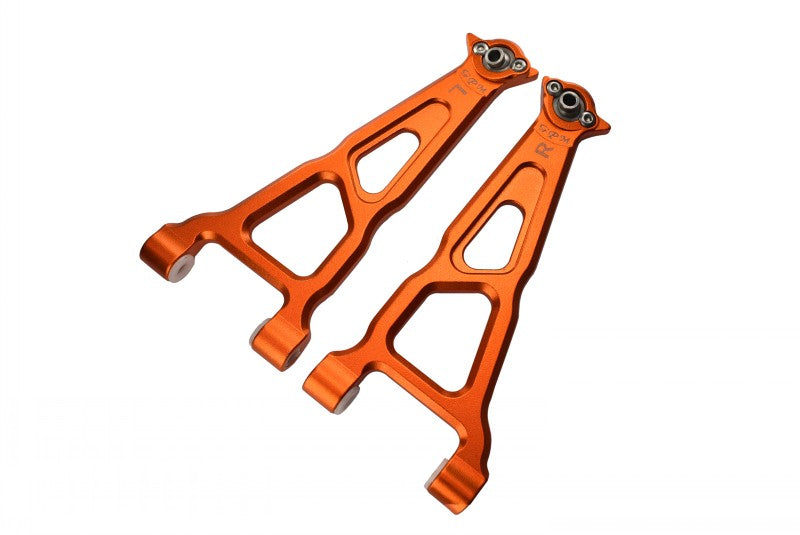 Losi 1/10 Baja Rey 4WD Desert Truck (LOS03008) Aluminum Front Upper Suspension Arm - 1 Pair Set Orange