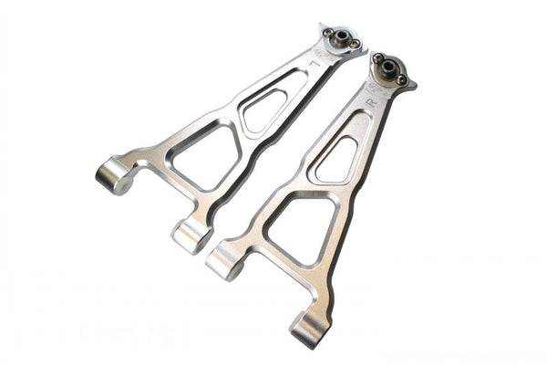 Losi 1/10 Baja Rey 4WD Desert Truck (LOS03008) Aluminum Front Upper Suspension Arm - 1 Pair Set Silver