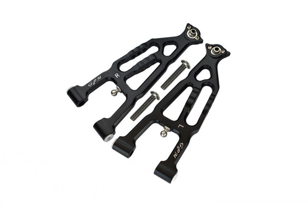 Losi 1/10 Baja Rey 4WD Desert Truck (LOS03008) Aluminum Front Lower Suspension Arm - 1 Pair Set Black