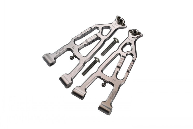 Losi 1/10 Baja Rey 4WD Desert Truck (LOS03008) Aluminum Front Lower Suspension Arm - 1 Pair Set Silver