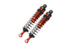 Aluminum 6061-T6 Front Adjustable Spring Dampers (102mm) For Losi 1/10 Baja Rey 4WD Desert Truck LOS03008 Upgrades - Orange