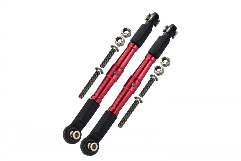 Losi 1/10 Baja Rey 4WD Desert Truck (LOS03008) Aluminum Front Turnbuckle For Steering - 1Pr Set Red