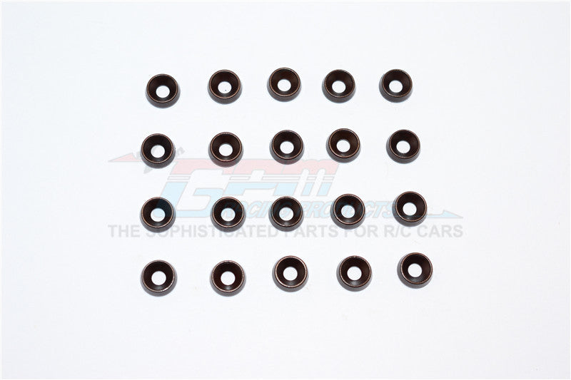 Spring Steel 3.0mm Ring Tilted OD:8.0mm,TK:2.5mm Countersink Screws-  20Pcs Set