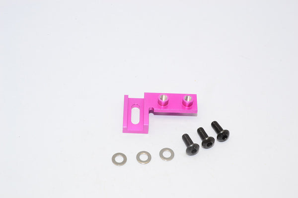 Tamiya CC01 Aluminum Servo Mount - 1Pc Pink
