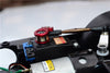 Tamiya CC01 Aluminum Hi-Torque Servo Saver 25T With Aluminum Tie Rod - 1 Set Blue