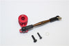 Tamiya CC01 Aluminum Hi-Torque Servo Saver 25T With Aluminum Tie Rod - 1 Set Red