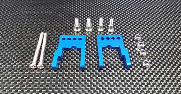 Tamiya CC01 Aluminum Rear Damper Mount - 1Set Blue