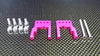 Tamiya CC01 Aluminum Rear Damper Mount - 1Set Pink