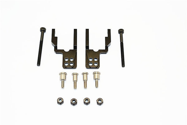 Tamiya CC01 Aluminum Rear Damper Mount With Mulitple Holes - 1 Set Black