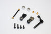 Tamiya CC01 Aluminum Steering Assembly - 1 Set Black