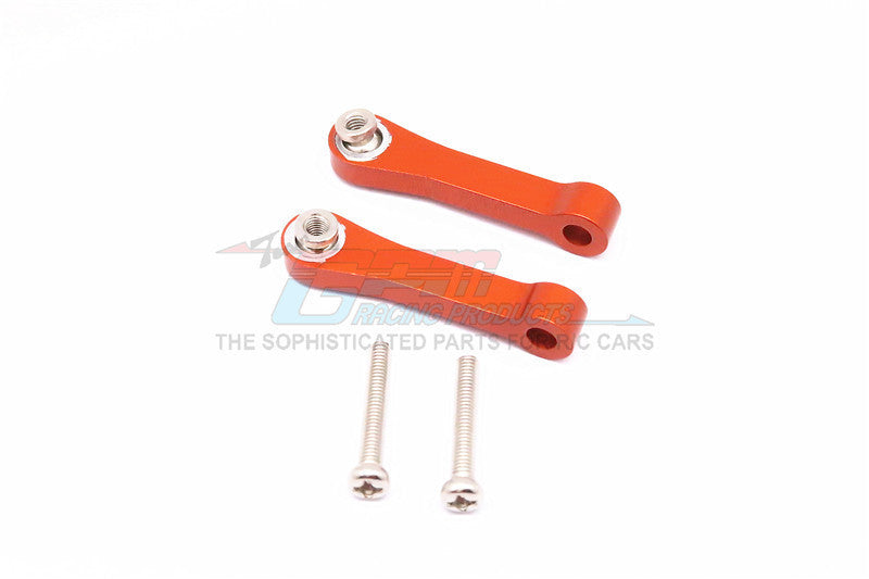 Tamiya CC01 Aluminum Front Upper Suspension Arm - 1Pr Orange
