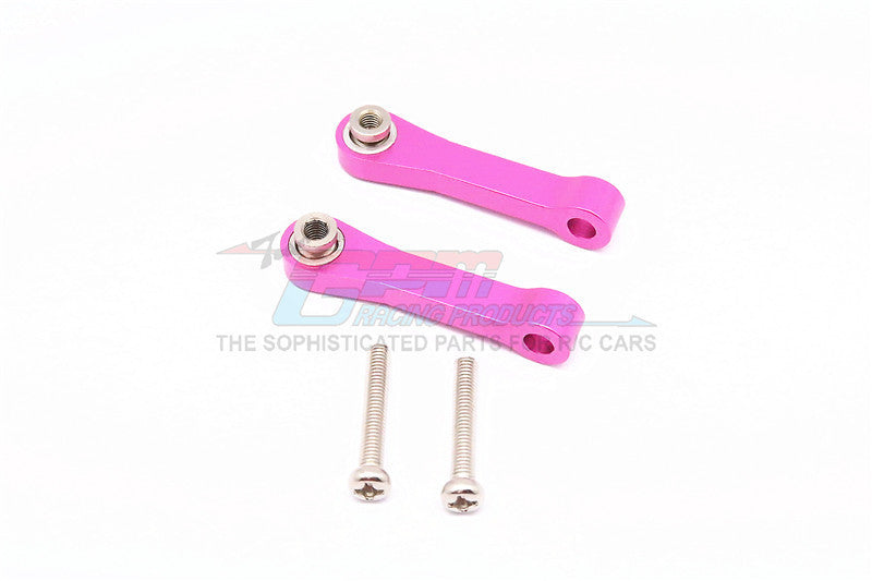 Tamiya CC01 Aluminum Front Upper Suspension Arm - 1Pr Pink