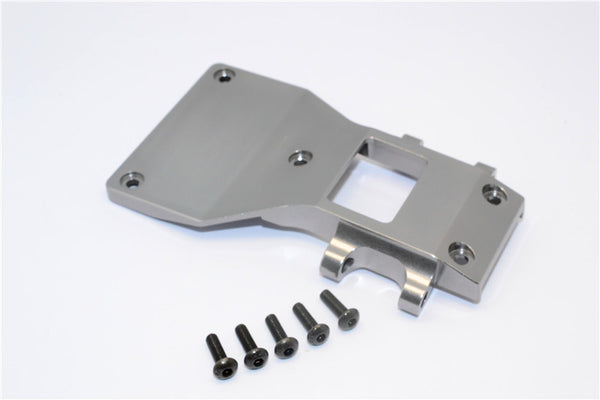 Tamiya CC01 Aluminum Front Lower Arm Plate - 1Pc Gray Silver
