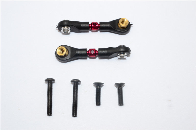 Tamiya CC01 Aluminum Upper Arm (Tie Rod Design With M3 Thread) - 1 Pr Set Red