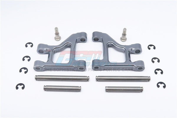 Tamiya CC01 Aluminum Front Lower Suspension Arm - 1Pr Gray Silver