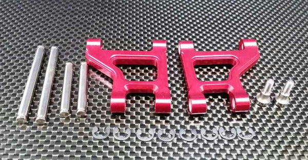 Tamiya CC01 Aluminum Front Lower Suspension Arm - 1Pr Red