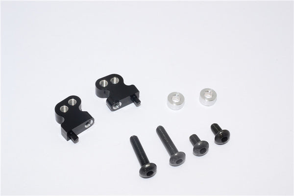 Tamiya CC01 Aluminum Adjustable Mount Use For Front Damper - 2Pcs Set Black