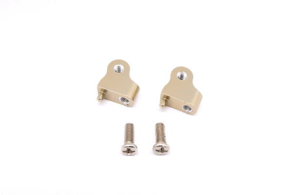 Tamiya CC01 Aluminum Mount Use For Front Damper - 2Pcs Set Titanium