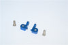 Tamiya CC01 Aluminum Mount Use For Rear Damper - 2Pcs Set Blue