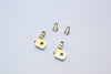 Tamiya CC01 Aluminum Mount Use For Rear Damper - 2Pcs Set Titanium