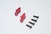 Tamiya CC01 Aluminum Adjustable Mount Use For Rear Damper - 2Pcs Set Red