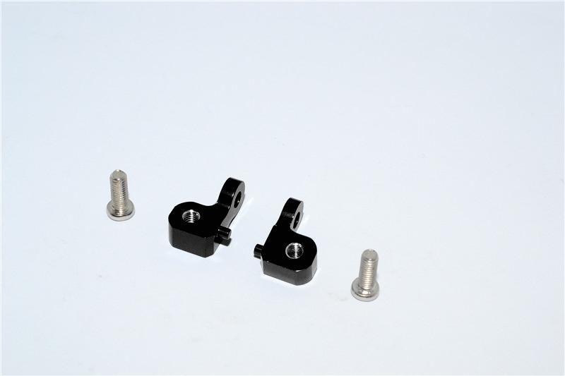 Tamiya CC01 Aluminum Mount Use For Rear Damper - 2Pcs Set Black