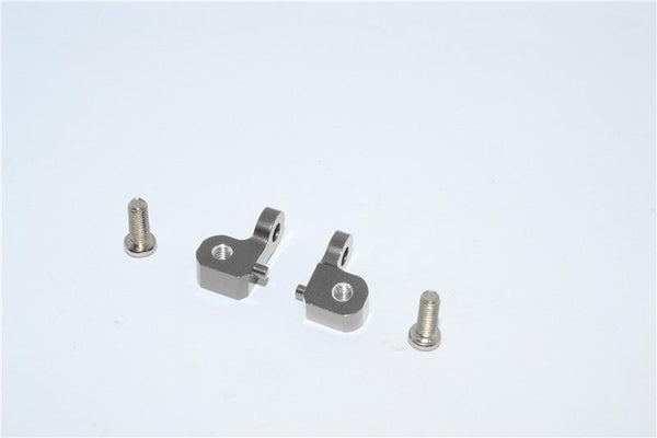 Tamiya CC01 Aluminum Mount Use For Rear Damper - 2Pcs Set Gray Silver