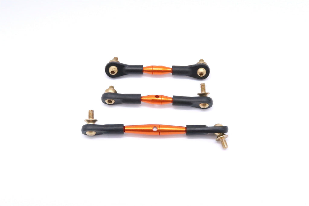 Tamiya CC01 Aluminum Tie Rod For Servo & Steering - 3Pcs Set Orange
