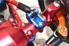 Tamiya Mercedes-Benz G500 CC-02 (#58675) Aluminum Front Or Rear Lower Axle Mount Set For Suspension Links - 2Pc Set Red