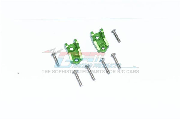Tamiya Mercedes-Benz G500 CC-02 (#58675) Aluminum Front Or Rear Lower Axle Mount Set For Suspension Links - 2Pc Set Green