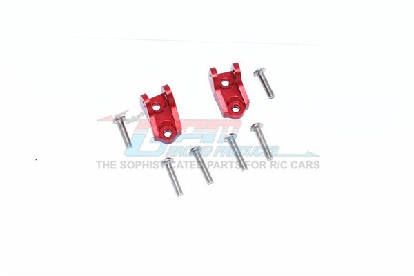 Tamiya Mercedes-Benz G500 CC-02 (#58675) Aluminum Front Or Rear Lower Axle Mount Set For Suspension Links - 2Pc Set Red