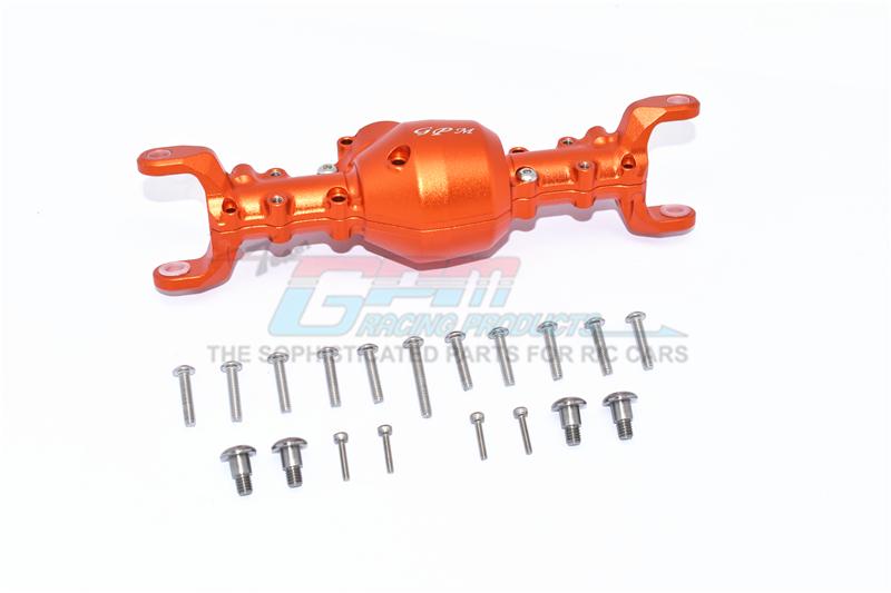 Tamiya Mercedes-Benz G500 CC-02 (#58675) Aluminum Front Gear Box - 1 Set Orange