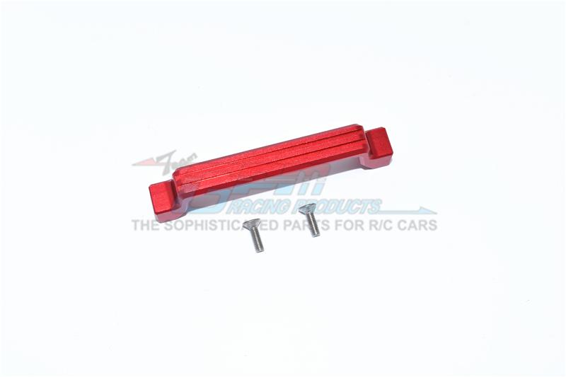 Tamiya Mercedes-Benz G500 CC-02 (#58675) Aluminum Battery Upper Mount - 1Pc Set Red