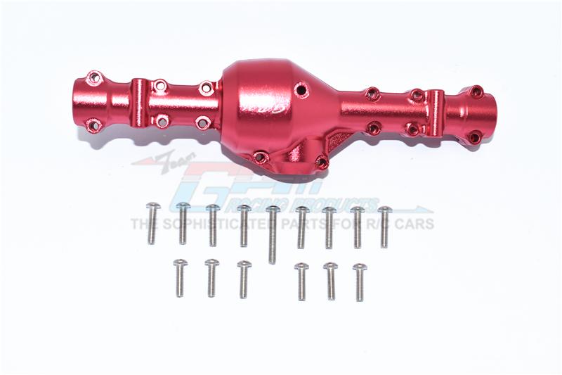 Tamiya Mercedes-Benz G500 CC-02 (#58675) Aluminum Rear Gear Box -1 Set Red