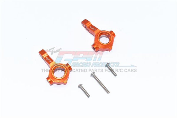 Tamiya Mercedes-Benz G500 CC-02 (#58675) Aluminum Front Knuckle Arms - 2Pc Set Orange