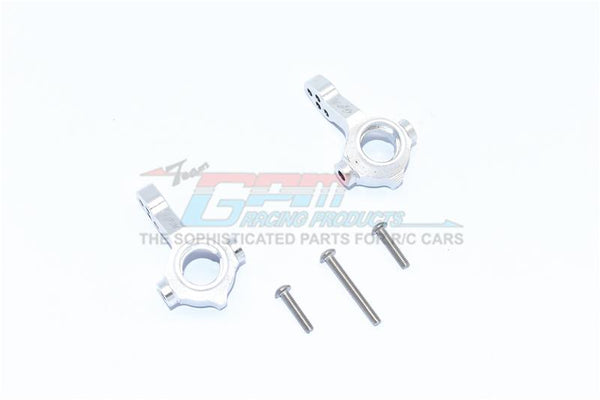 Tamiya Mercedes-Benz G500 CC-02 (#58675) Aluminum Front Knuckle Arms - 2Pc Set Silver