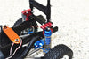 Tamiya Mercedes-Benz G500 CC-02 (#58675) Aluminum Rear Shock Mount - 2Pc Set Red
