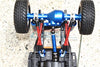 Tamiya Mercedes-Benz G500 CC-02 (#58675) Aluminum Adjustable Suspension Links & Steering Tie Rods - 10Pc Set Blue