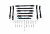 Tamiya Mercedes-Benz G500 CC-02 (#58675) Aluminum Adjustable Suspension Links & Steering Tie Rods - 10Pc Set Black