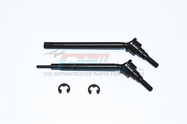 Tamiya Mercedes-Benz G500 CC-02 (#58675) Harden Steel #45 Front CVD Drive Shaft - 2Pc Set Black