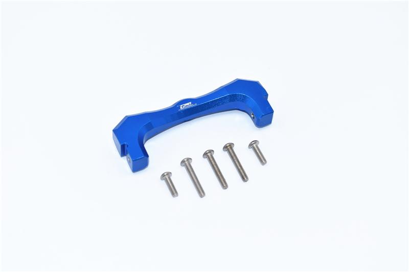 Tamiya Mercedes-Benz G500 CC-02 (#58675) Aluminium Front Bumper Mount - 1Pc Set Blue